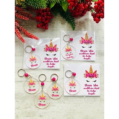Unicorn  Temal� Pleksi Anahtarl�k