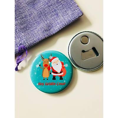 Erkek ocuk Aacak Magnet Noel Temal