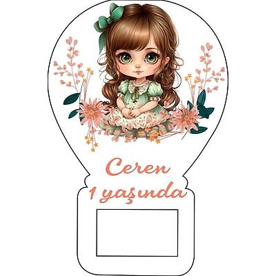 Balon A�acak Magnet Anime �irin K�z