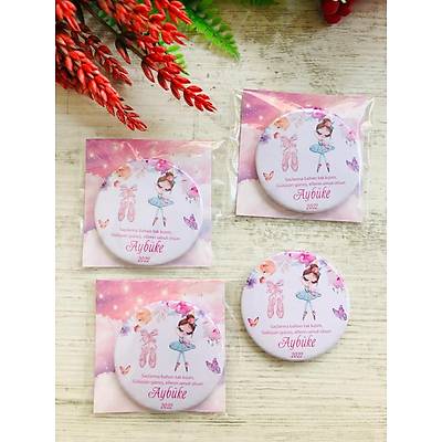Balerin K�z Buton A�acak Magnet