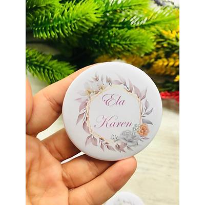 K�z �ocuk Mor Lila �i�ekli A�acakl� Magnet