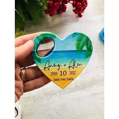 Manzara Temal� Kalp Magnet