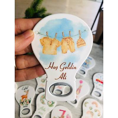 Bebek Elbise Temal� Balon A�acak Magnet