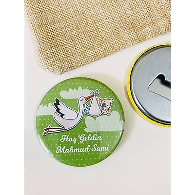 Erkek ocuk Aacak Magnet Leylek Temal