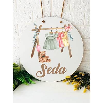 38 cm Ah�ap Kap� S�s�- Bebek K�yafeti