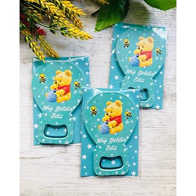 Winni the Pooh Temal� Balon A�acak Magnet