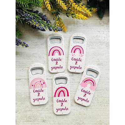 Pembe Bohem G�kku�a�� Temal� Uzun A�acak Magnet