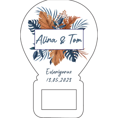 Balon A�acakl� Magnet �i�ekli