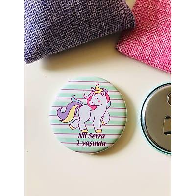 Kz ocuk Aacak Magnet Unicorn Temal