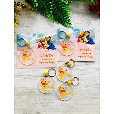 Winnie the Pooh Temal Pleksi Anahtarlk
