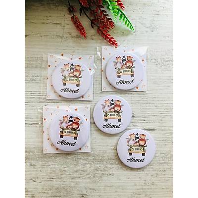 Safari Buton A�acak Magnet