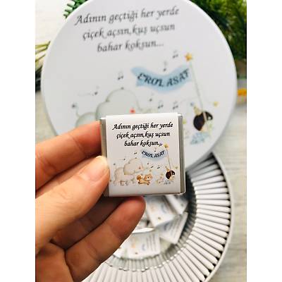 BEBEK VE FL  TEMALI KOLATA KUTUSU