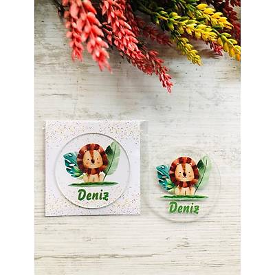 Safari Aslan Temal� Pleksi Magnet