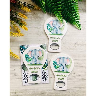 Fil Safari Balon Aacak Magnet