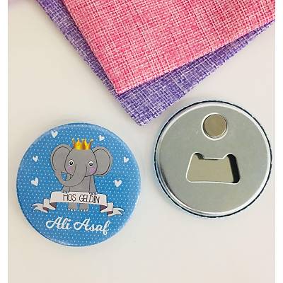 Erkek ocuk Aacak Magnet Fil Temal