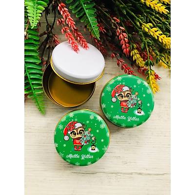 Yeni Y�l Temal�  Mini Metal Kutu