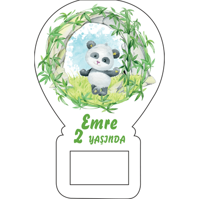 Balon A�acak Magnet Panda Temal�