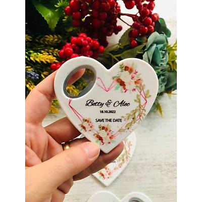 �i�ekli  Kalp Magnet