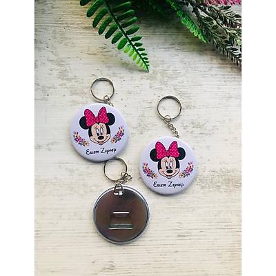 Minnie Mouse Temal Aacakl Anahtarlk