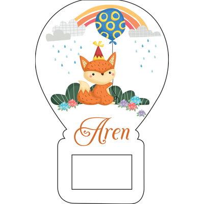 Balon A�acak Magnet Tilki Temal�