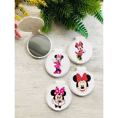 M�NN�E  MOUSE TEMALI YUVARLAK PLEKS� AYNA