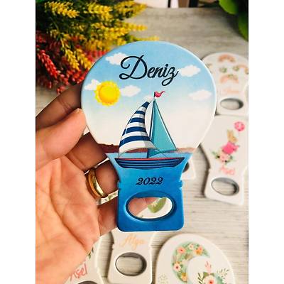 Denizci  Yelken Gemi Temal� Balon A�acak Magnet