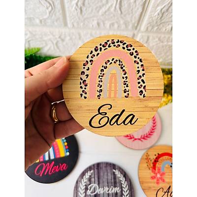 Leopar G�kku�a�� Temal�  3 mm Ah�ap Magnet