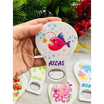 Balon A�acak Magnet Deniz Hayvanlar� -Bal�k