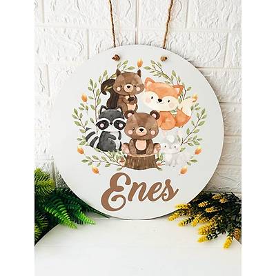 38 cm Ahap Kap Ss-Yavru  Woodland ve irin Hayvanlar Temal