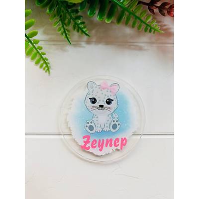 Yavru Leopar Temal� Pleksi Magnet
