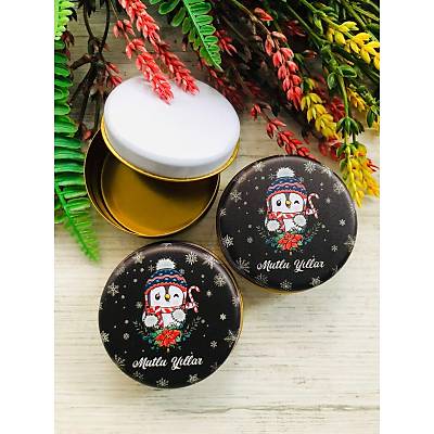 Yeni Y�l Temal�  Mini Metal Kutu
