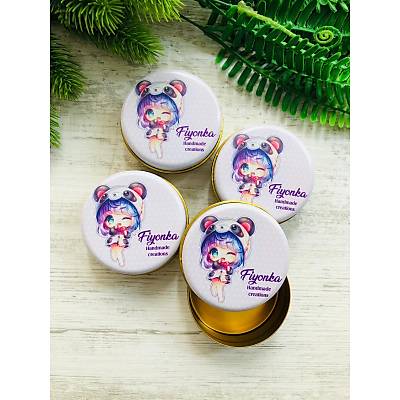 Anime �irin K�z Temal� Mini Metal Kutu