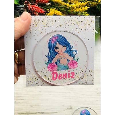 Deniz K�z� Temal� Pleksi Magnet