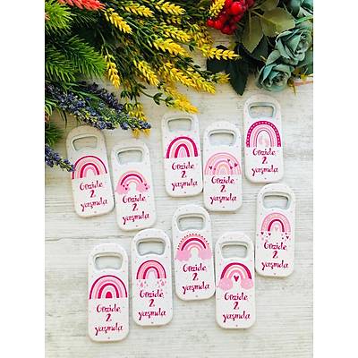Pembe Bohem Gkkua Temal Uzun Aacak Magnet