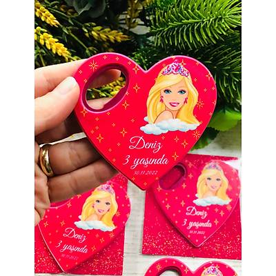 Barbie Temal Kalp Magnet