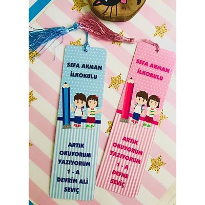 Okuyorum-Yazyorum Temal  Kitap Ayrac