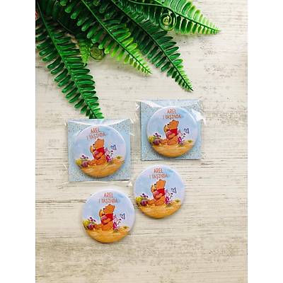 Winnie the Pooh Buton Aacak Magnet