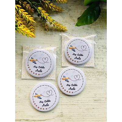 Uak Temal Buton Aacak Magnet
