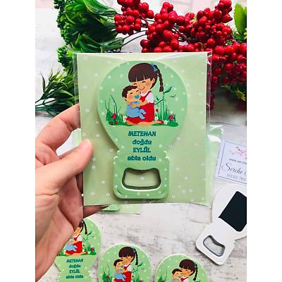 Balon Magnet Abla Erkek Karde� Temal�