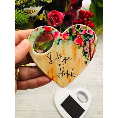 Manzara Temal� Kalp Magnet