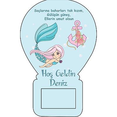 Balon A�acak Magnet Deniz K�z�