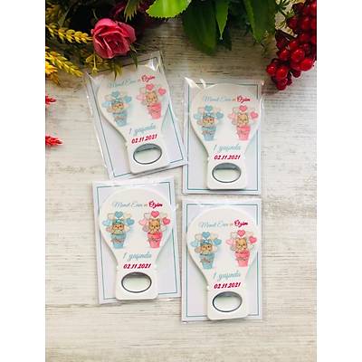 �kizler Temal� Balon A�acak Magnet