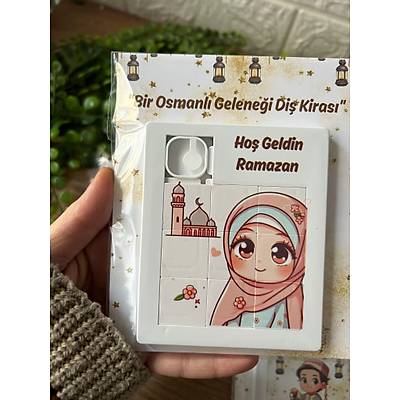 B�y�k Boy Puzzle �ocuklar ��in E�itici Ramazan Temal�  -  9 Par�a �slami Yapboz