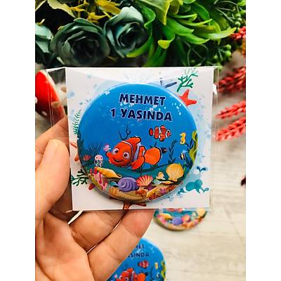 Erkek �ocuk A�acak Magnet Kay�p Bal�k Nemo Temal�