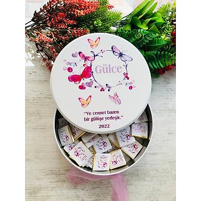 KELEBEK TEMALI ��KOLATA  KUTUSU