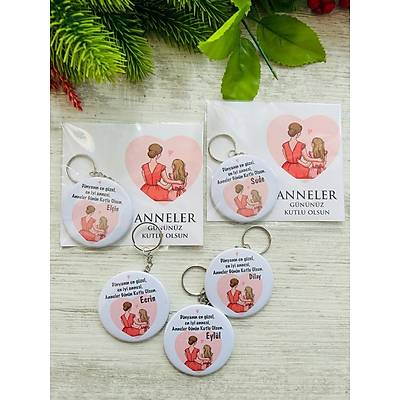 Anneler G�n� Temal� A�acakl� Anahtarl�k