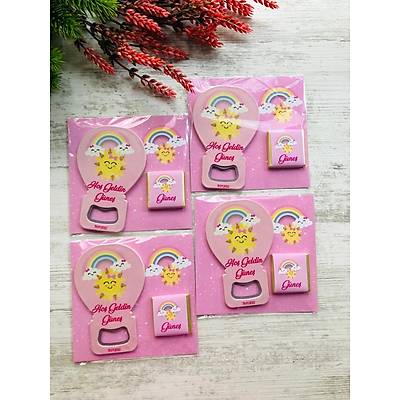 Gne ve Bohem Gkkua Temal ikolata+Magnet Set