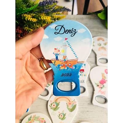 Denizci  Yelken Gemi Temal� Balon A�acak Magnet