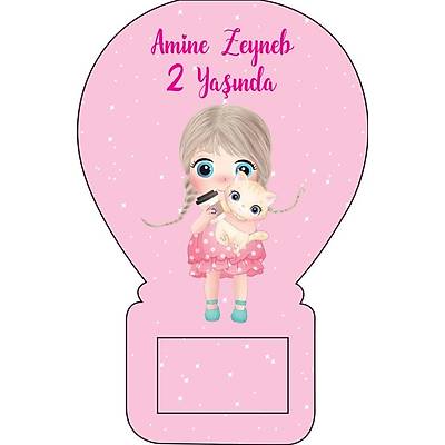 Balon A�acak Magnet  �irin K�z