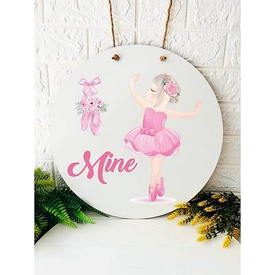 38 cm Ah�ap Kap� S�s�- Balerin Temal�